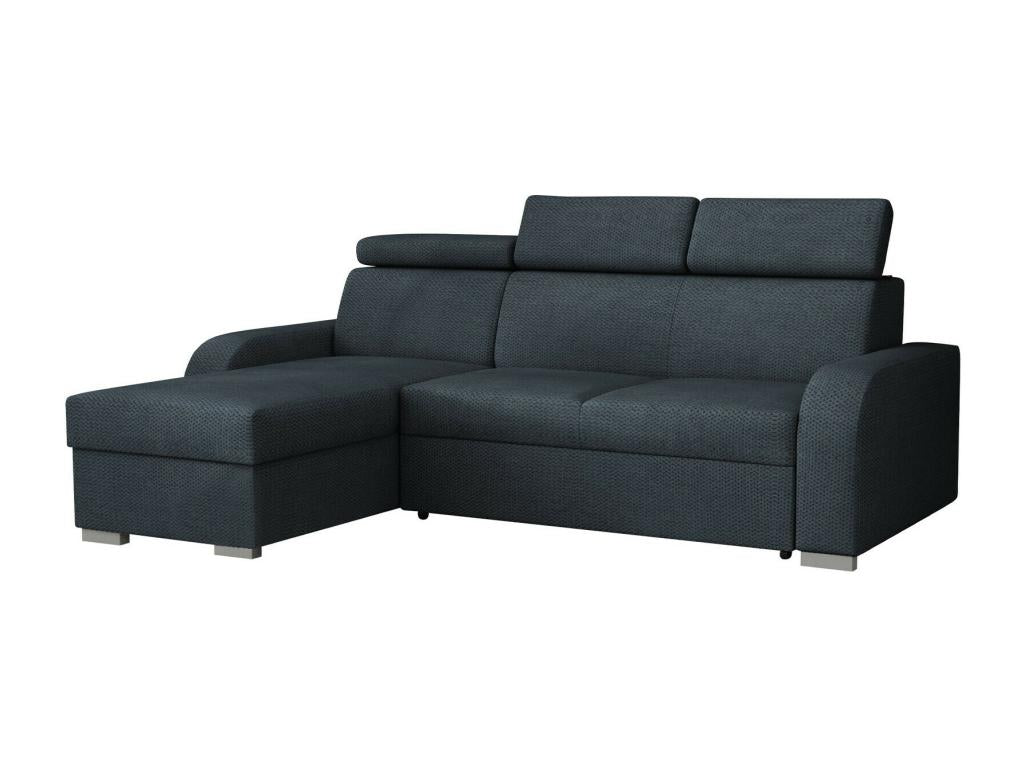 Laviecasa 100 Corner Sofa, Blue, Sleeping Function, Bed Box, 235x170x85cm VISL10010