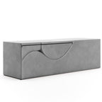 Avana Kami Convertible Chaise / Yoga & Massage - 2-In-1 Ottoman with Concealed Fold Out Yoga Lounge Chair, Microvelvet - N/A