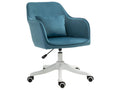 Meublori blue massaging office chair