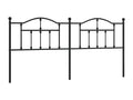 Black metal headboard 200 cm