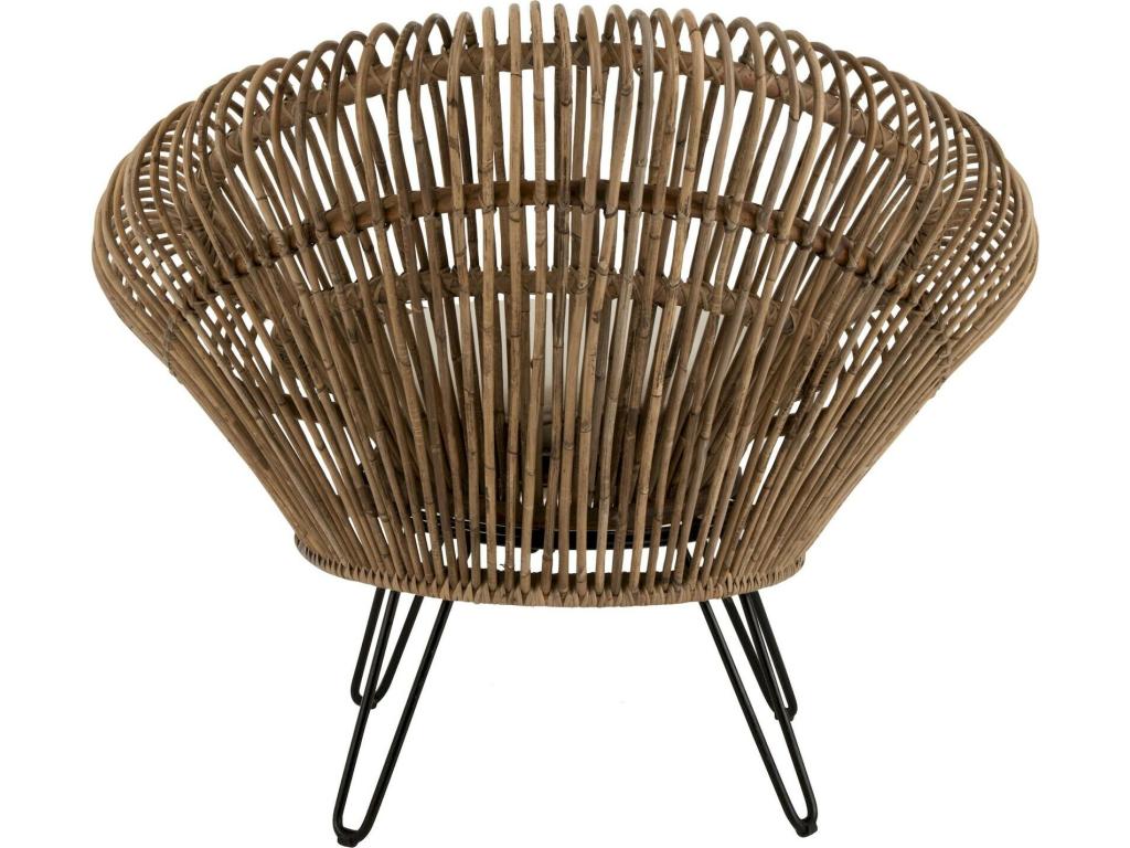 Meublori Rattan Armchair