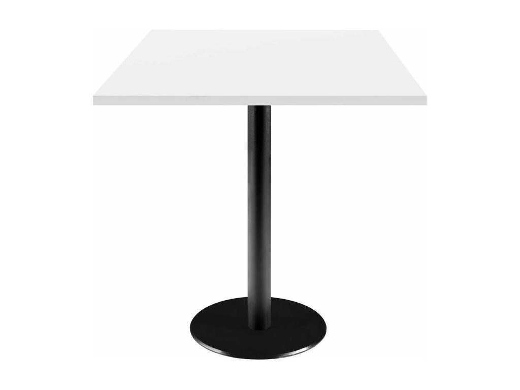 Table 70x70 cm - Meublori model, plain white