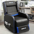 BOSSIN PU Leather Ergonomic Gaming Single Recliner Seating Sofa for Living Room