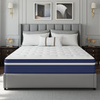 SweDrea 10in. Innerspring Hybrid Cooling and Breathable Medium Firm Mattress with CertiPUR-US, SGS and OEKO-TEX Certified