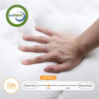 SweDrea 12 in. Firm Hybrid Memory Foam Mattress with CertiPUR-US and Oeko-TEX , Featuring Reinforced Springs.