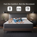 SweDrea 12in. Cooling Innerspring Hybrid Medium Firm mattress Motion Isolation with CertiPUR-US, SGS and OEKO-TEX Certified