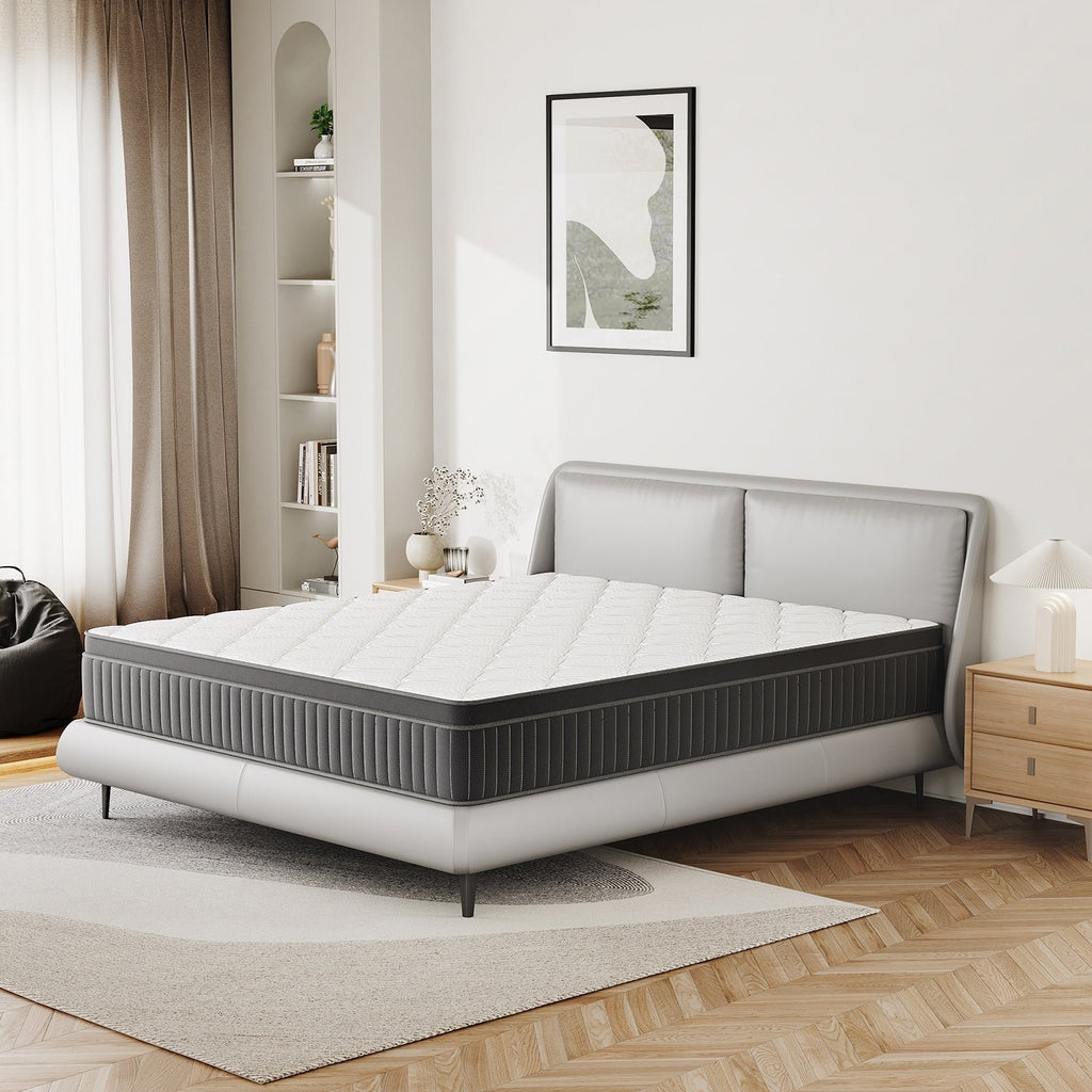 SweDrea 12in. Medium Firm Innerspring Mattress for Back Pain Relief and Cooling with CertiPUR-US, SGS and OEKO-TEX Certified