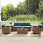 Crosley Bradenton 5Pc Swivel Rocker And Sofa Set