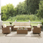 Crosley Bradenton 5Pc Swivel Rocker And Sofa Set