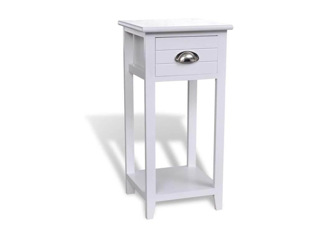 Laviecasa Premium - Bedside table with 1 drawer, White DOKD01886