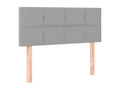 Light Grey Headboard 100x5x78/88 cm Fabric