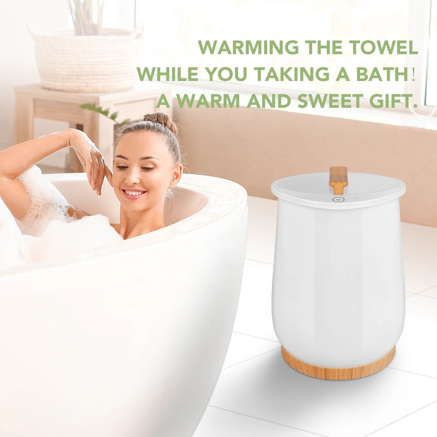Freestanding Electric Towel Warmer