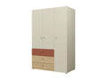 Meublori 100 Wardrobe - Beige - Oak 185x120x60cm