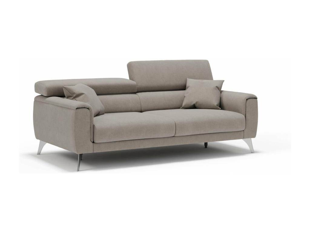 Laviecasa Sofa with sliding seats in soft waterproof fabric T02 199 cm Beige TKMI17893