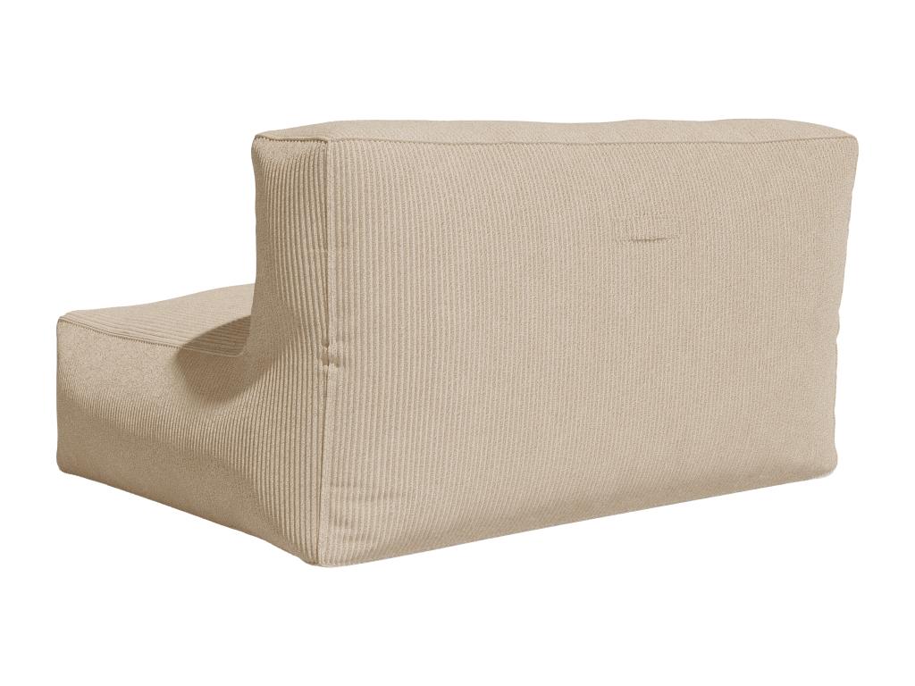 Meublori 2-seater sofa in beige corduroy