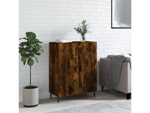Smoked oak sideboard 69.5x34x90 cm engineered wood