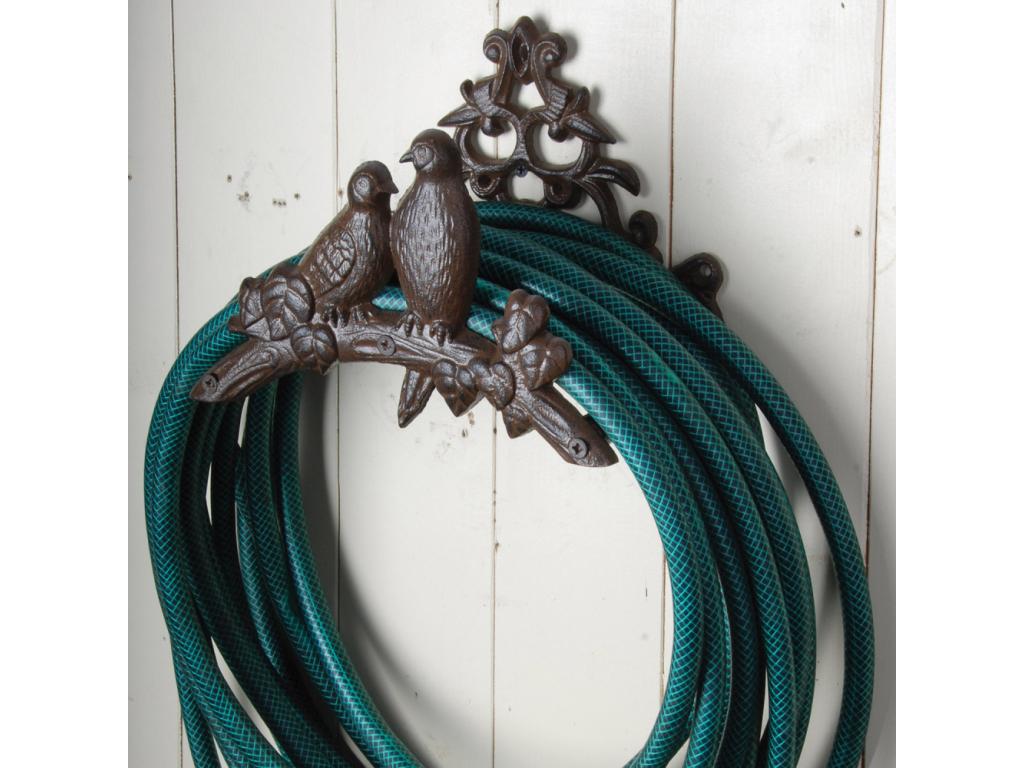 cast iron bird pipe holder