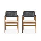 Captef Outdoor 5-piece acacia wood Dining Set by Christopher Knight Home