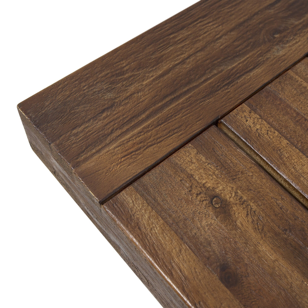 Carlisle Acacia Wood Outdoor Bench by Christopher Knight Home
