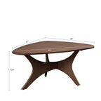 INK IVY Blaze Triangle Wood Coffee table