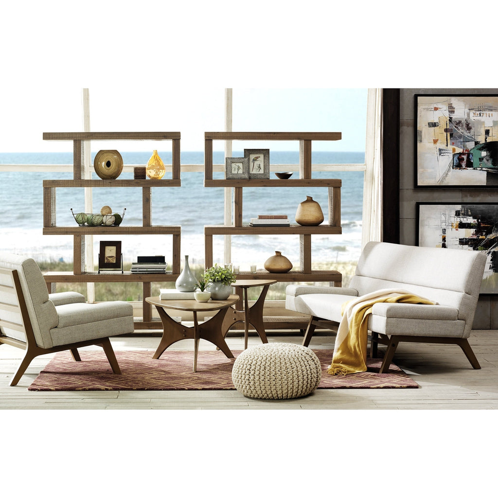 INK IVY Blaze Triangle Wood Coffee table
