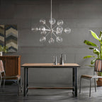 INK+IVY Paige 12-Light Chandelier with Oversized Globe Bulbs