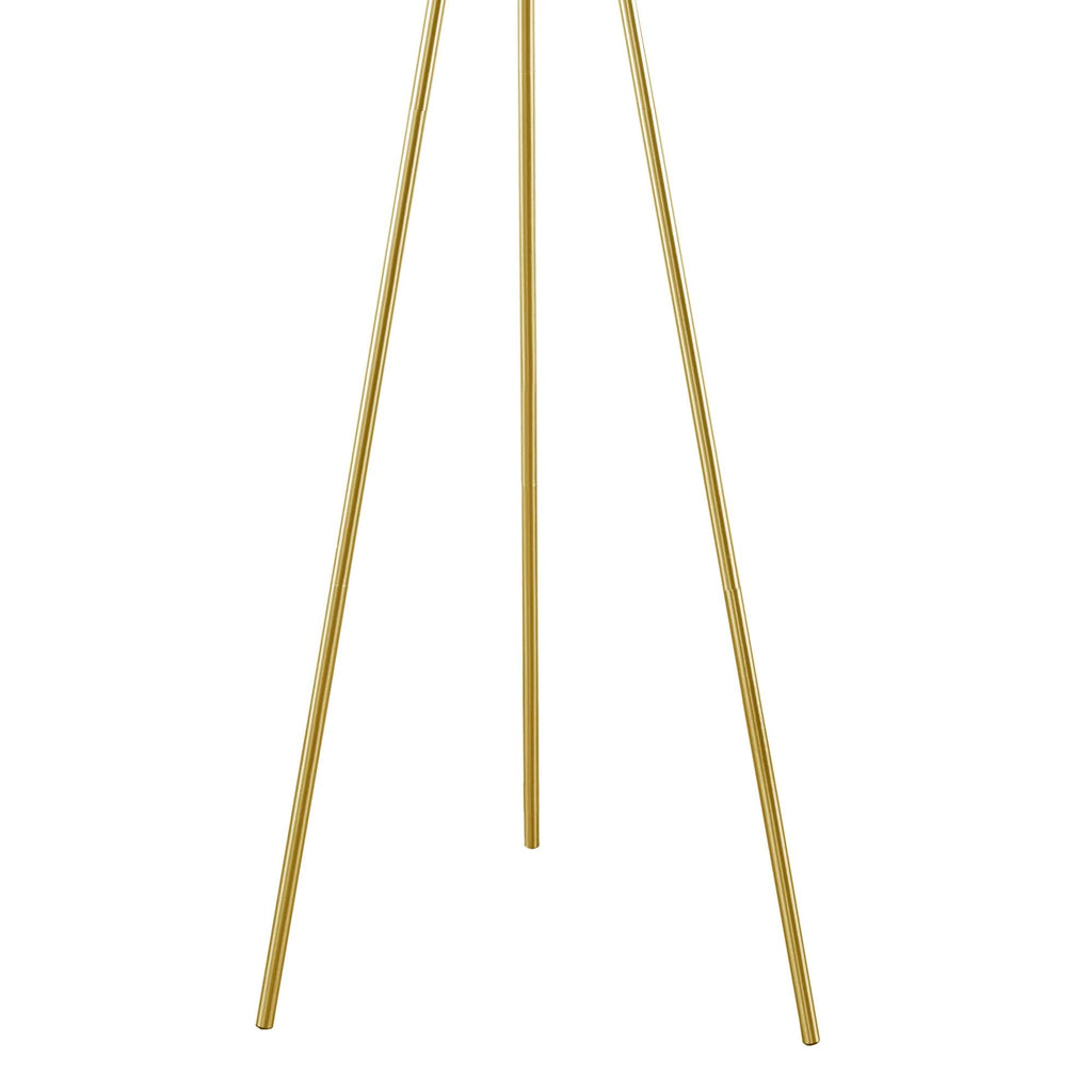 INK+IVY Pacific Metal Tripod Floor Lamp with Glass Shade