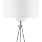 INK+IVY Pacific Metal Tripod Floor Lamp with Glass Shade