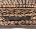 happimess Hyacinth/Wood Underbed Storage Bin with Wheels & Handles