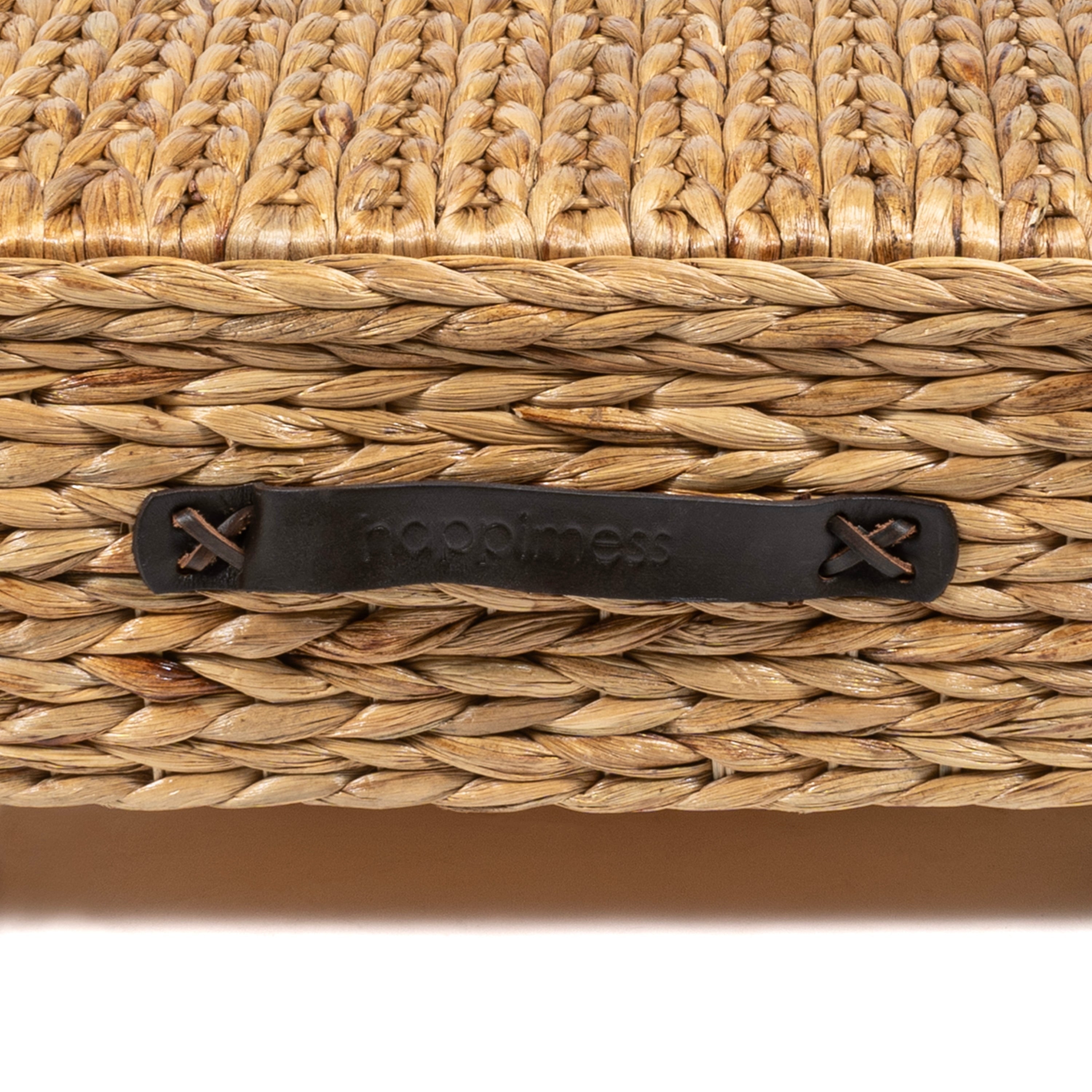 happimess Hyacinth/Wood Underbed Storage Bin with Wheels & Handles