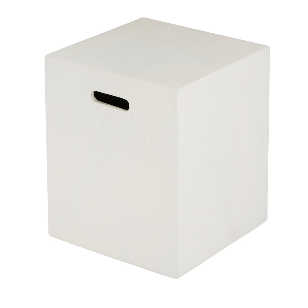 Christopher Knight Home - Aidan Outdoor Lightweight Concrete Tank Holder Side Table