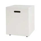 Christopher Knight Home - Aidan Outdoor Lightweight Concrete Tank Holder Side Table