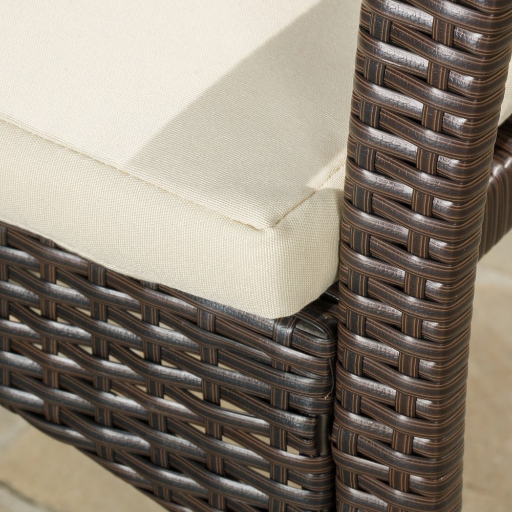 Elba 3-piece Wicker Bistro Set by Christopher Knight Home