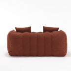 Comfortable square recliner sofa