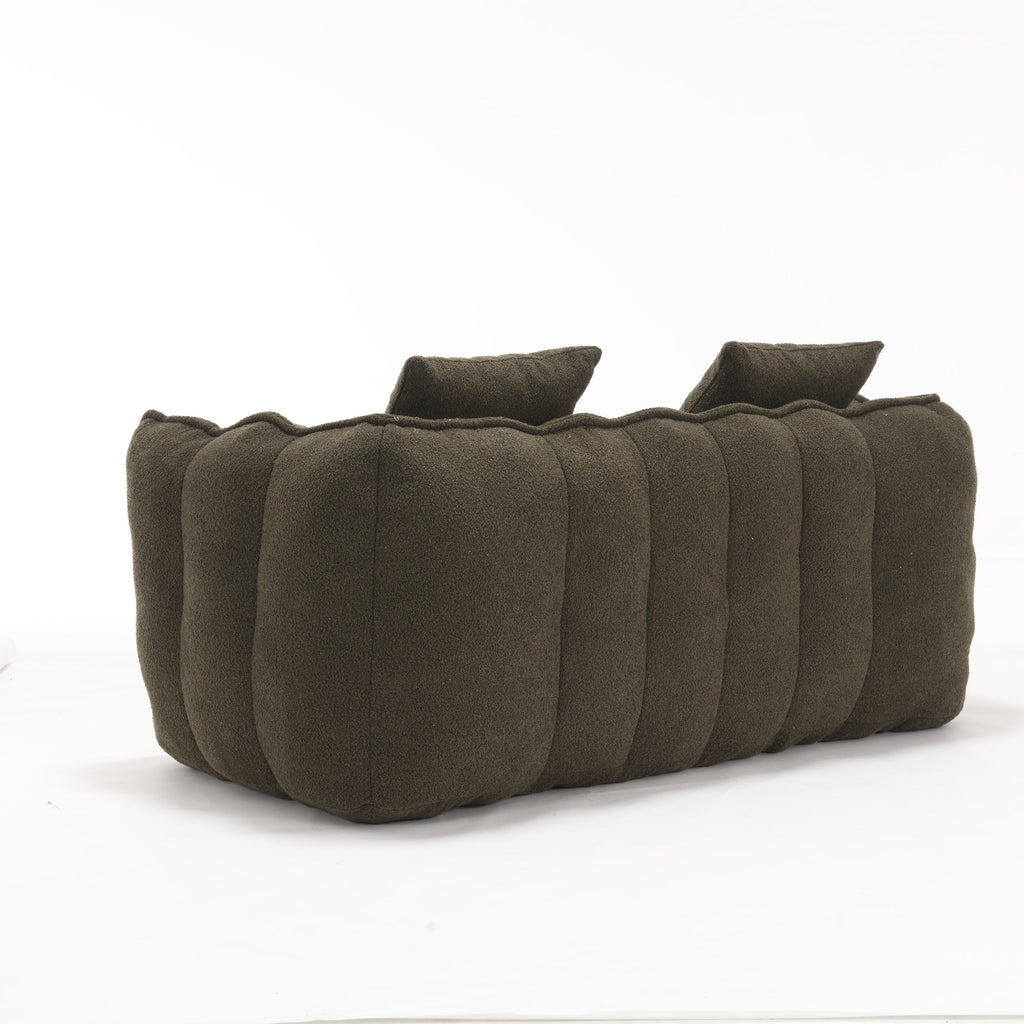 Comfortable square recliner sofa