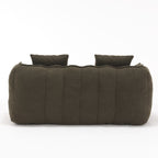 Comfortable square recliner sofa