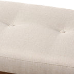 Contemporary Fabric Upholstered Bench by Baxton Studio