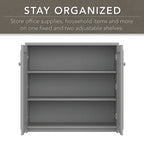 Fairview Storage Cabinet with Doors and Shelves by Bush Furniture - 31.73L x 12.76W x 30.71H