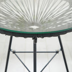 Corvus Sarcelles 3-Piece Modern Wicker Acapulco Bistro Set