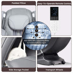 Costway Full Body Massage Chair with Voice Control Heat Foot Roller