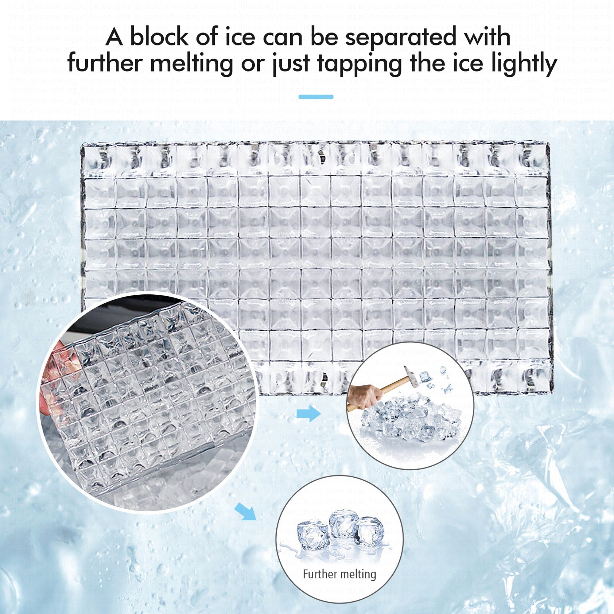Costway Stainless Steel Ice Maker Machine Countertop 48Lbs/24H