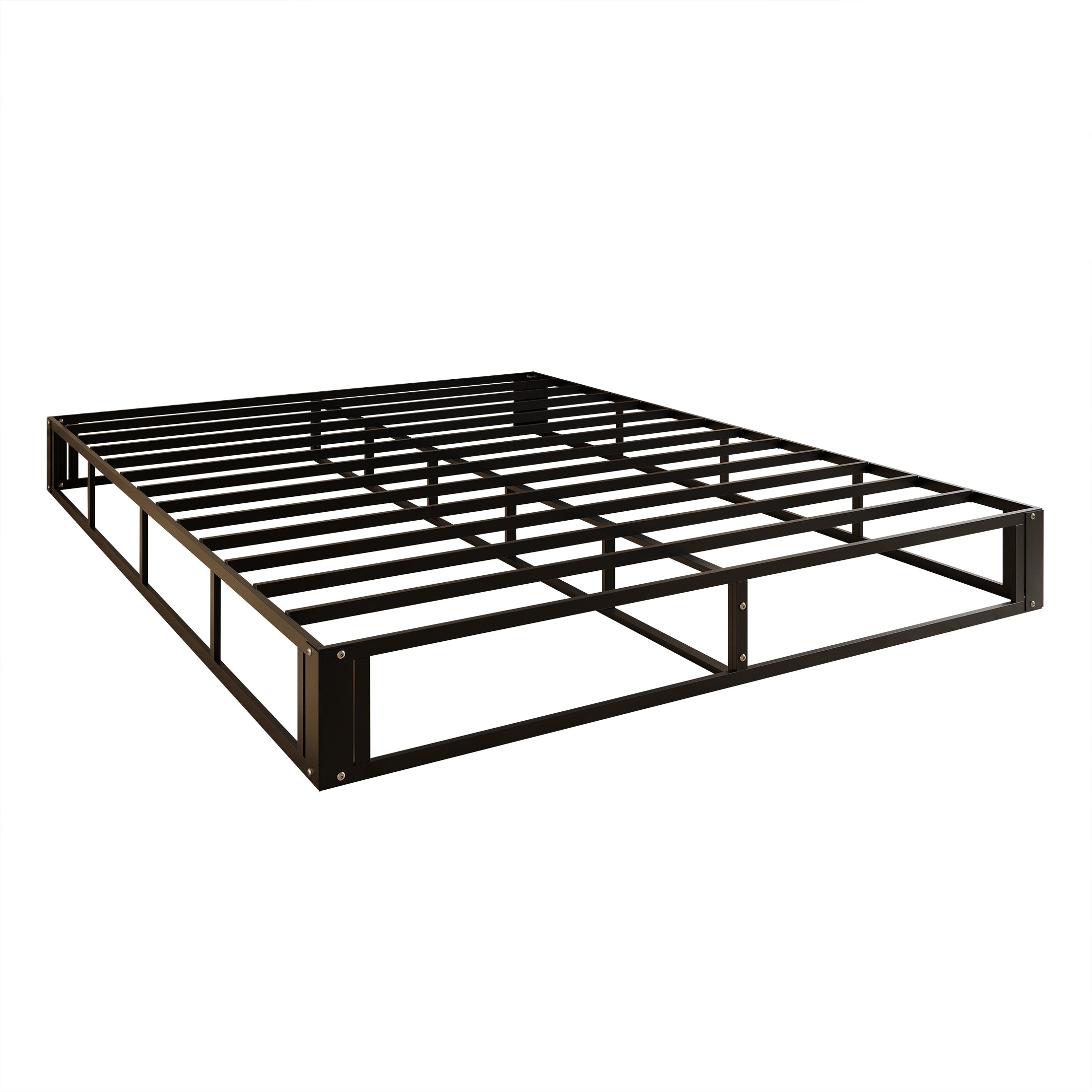 CraftPorch Upholstered Linen Metal Box Spring