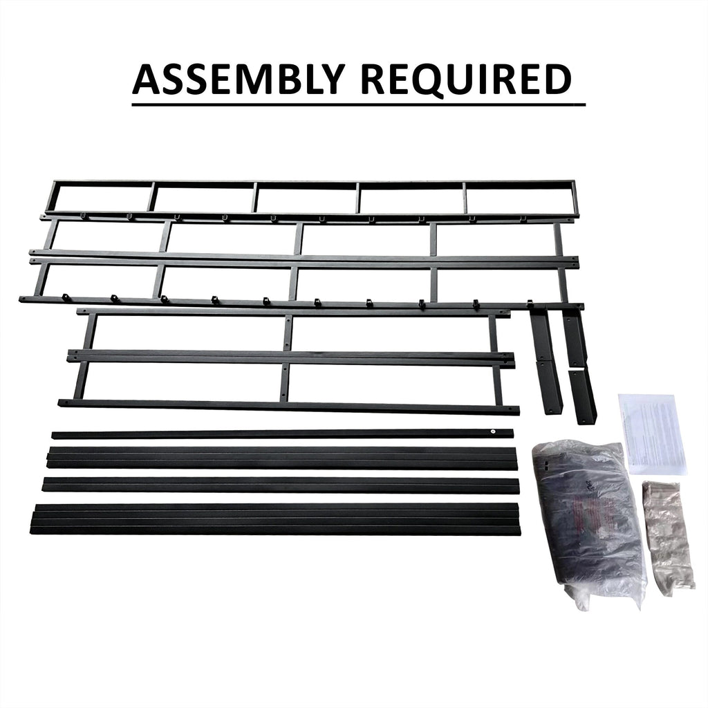 CraftPorch Upholstered Linen Metal Box Spring