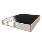 CraftPorch Solid Wood 8-Inch Box Spring Foundation with Wood Slats