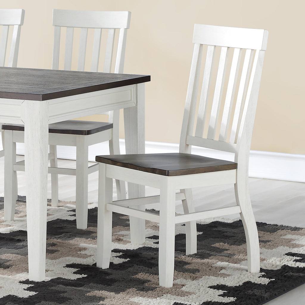 Steve Silver Crestwood Farmhouse Wood Side Chair (Set of 2)