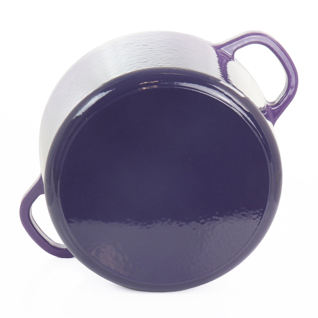 Crock-Pot Artisan 2 Piece 5 Quart Enameled Cast Iron Dutch Oven with Lid in Lavender