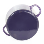 Crock-Pot Artisan 2 Piece 5 Quart Enameled Cast Iron Dutch Oven with Lid in Lavender