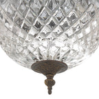 Crystorama 2 Light Crystal Flush Mount - 10W x 8H x 10D