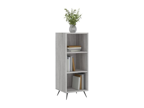 Laviecasa grey shelving unit 34.5x32.5x90cm engineered wood HBPG84008