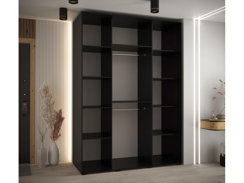 Laviecasa 9 Sliding Door Wardrobe 235.2/170/60 3 Doors PFTV20768